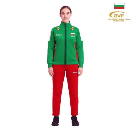 Дамски Анцуг BULGARIA Zeus Tuta Tricolore Lidl Binaco/Verde/Rosso 529848 Tuta Tricolore-BVF